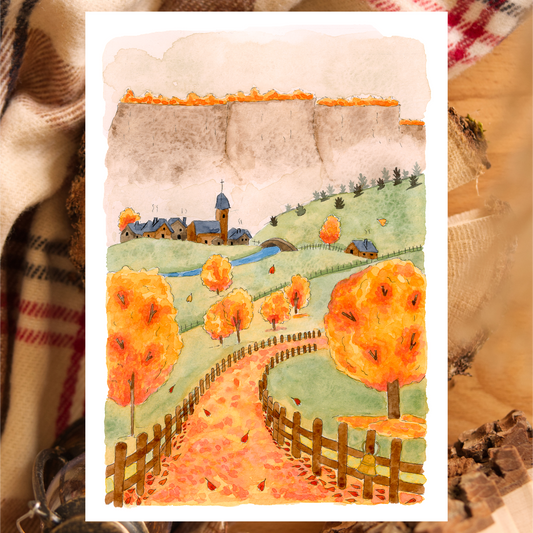 Affiche A4 - Balade dans le Jura