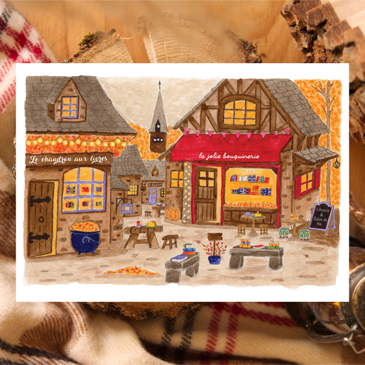 Affiche A4 - Le Village aux Mille Librairies