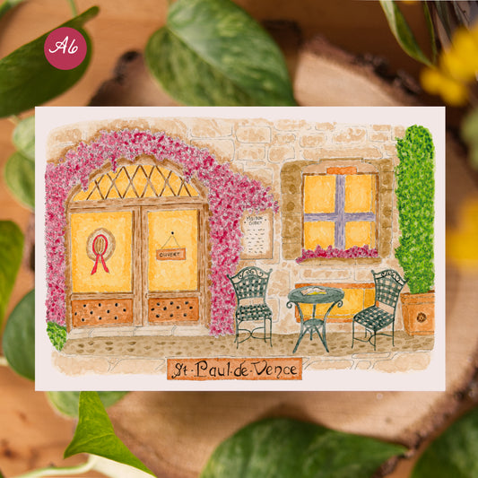 Carte A6 - Escapade à St-Paul-de-Vence