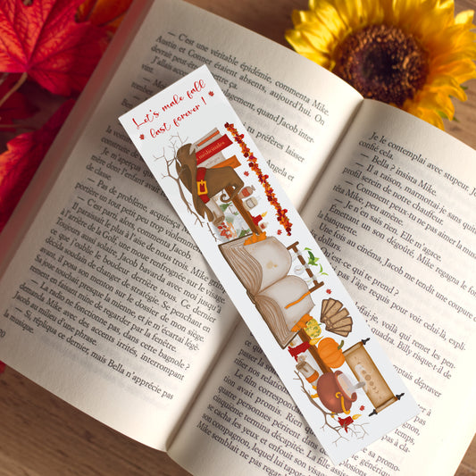 Marque-Page - Let's make fall last forever