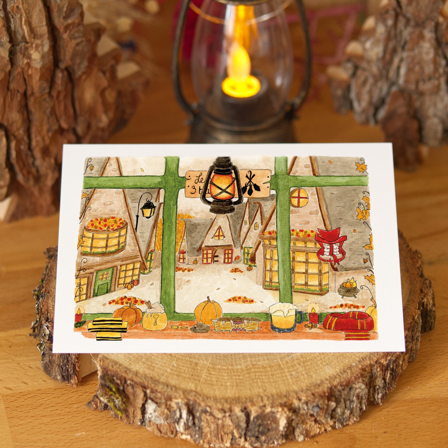 Carte A6 - Bièraubeurre aux Trois Balais