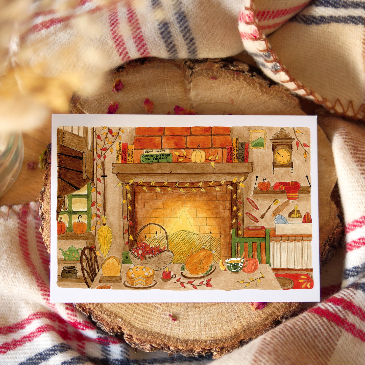 Affiche A4 - Thanksgiving chez les Weasley
